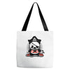pirate panda Tote Bags