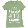 I Am One Blessed Grammy Ladies Fitted T-Shirt