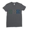 eat sleep money Ladies Fitted T-Shirt