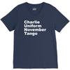 charlie uniform november tango V-Neck Tee