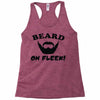 mens beard Racerback Tank