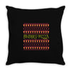 merry pizza Throw Pillow