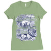 quick brown fox Ladies Fitted T-Shirt