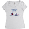 polite jaws Women's Triblend Scoop T-shirt