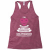 I Am Actually In A Very Commited Relationship Racerback Tank