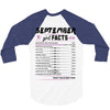 September Girl Facts Libra 3/4 Sleeve Shirt