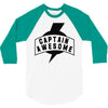 captain awesome 3/4 Sleeve Shirt