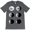 the phases of the moon of laika dog T-Shirt