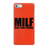 milf man i love fishing t shirt funny outdoors clever humor tee fisher iPhone 7 Case