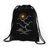 on the top (mountain) Drawstring Bags