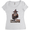 i want you for an adventure Women's Triblend Scoop T-shirt