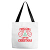 This Girl Loves Christmas Tote Bags