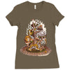 cat&rsquo;s menagerie Ladies Fitted T-Shirt