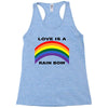 love is a rainbow Racerback Tank