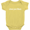 litsen your music Baby Bodysuit