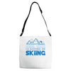 i'd rather be skiing Adjustable Strap Totes