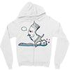 open wide Zipper Hoodie