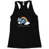 real unicorns have curves Racerback Tank