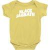 black sabbath metal rock baseball jersey Baby Onesie