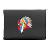 chief many feathers Accessory Pouches