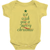 we wish you a merry christmas Baby Bodysuit