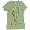 Best Dad in The Galaxy Ladies Fitted T-Shirt