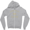 powered by coffee Zipper Hoodie