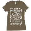 vintage made in 1975 Ladies Fitted T-Shirt