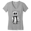 man Women's V-Neck T-Shirt