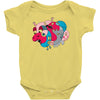 rhino splat Baby Onesie