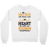 There's This Boy Who Stole My Heart He Calls Me Stepmom Crewneck Sweatshirt