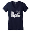 the dogfather Women's V-Neck T-Shirt