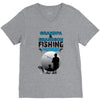 Grandpa And Grandson Fishing Partners For Life V-Neck Tee