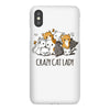 crazy cat lady iPhoneX
