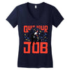 quit your job! Women's V-Neck T-Shirt