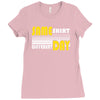 same shirt different day Ladies Fitted T-Shirt