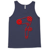 strap of the distribution of the engine Tank Top