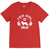 This Girl Loves Her Collie V-Neck Tee
