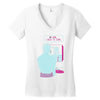 pinbeard Women's V-Neck T-Shirt