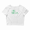 thc pot leaf molecule Crop Top