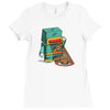 microwave Ladies Fitted T-Shirt