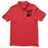 black cat Polo Shirt