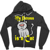 my patronus is a cat Zipper Hoodie