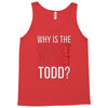 why is the carpet all wet todd.. Tank Top