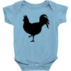 Chicken and Little Chick Baby Bodysuit