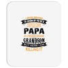 Super Cool Papa Of A Freaking Awesome Grandson Mousepad