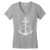 anchors aweigh Women's V-Neck T-Shirt
