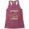 september girl is a perfect combination of princess and warrior Racerback Tank