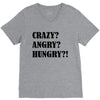 crazy angry hungry V-Neck Tee