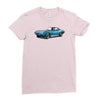 1965 corvette sting ray classic car, ideal birthday gift or pres Ladies Fitted T-Shirt